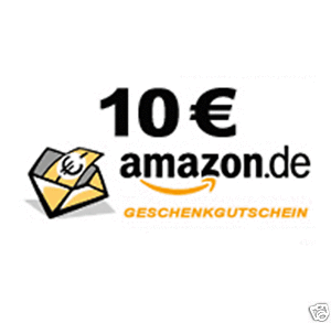10 Euro Amazon-Gutschein zu gewinnen