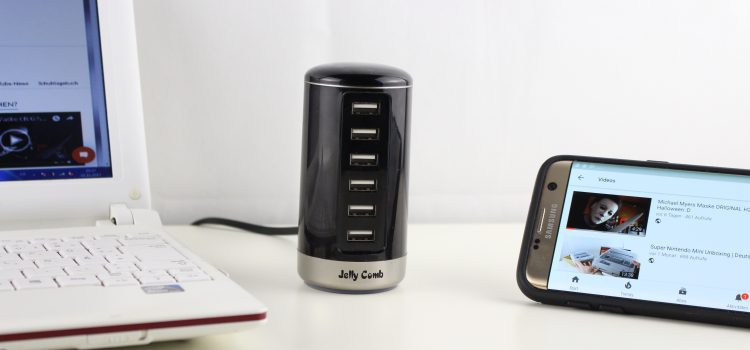 USB Aufladestation für mehrere Geräte: Jelly Comb